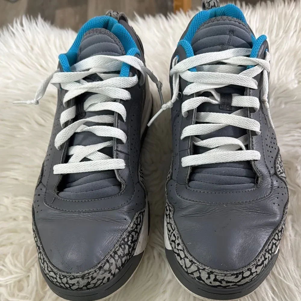 Jordan Gray and Blue Sneakers Size 10.5